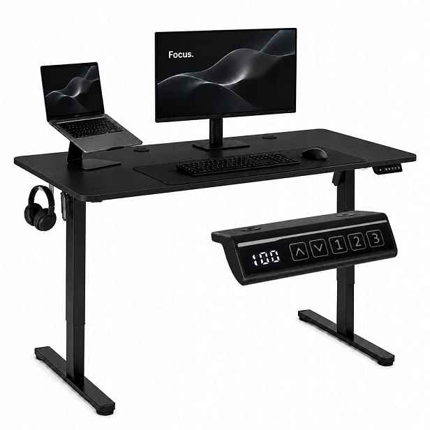Elektrický Psací Stůl S Nastavitelnou Výškou 72-118 CM Modernhome