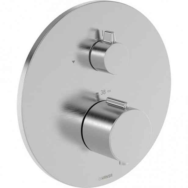 Hansa Easytherm sprchová baterie bez podomítkového tělesa broušená ocel 8861924580