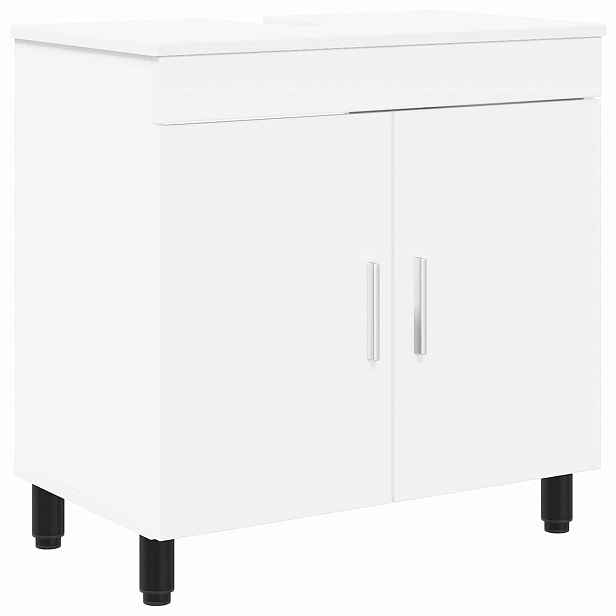 vidaXL Umývadlo do koupelny Bílá 60 x 35 x 60 cm Kompozitní dřevo