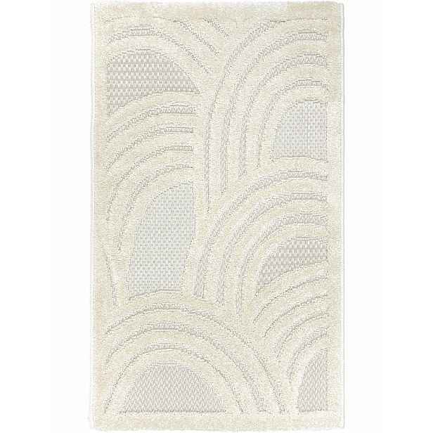 Koberec Boho Cora 60x100 cm 3D Abstrakce Krémová, Béžová