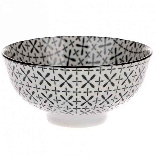 Porcelánová miska 12x5.5x12cm šedá