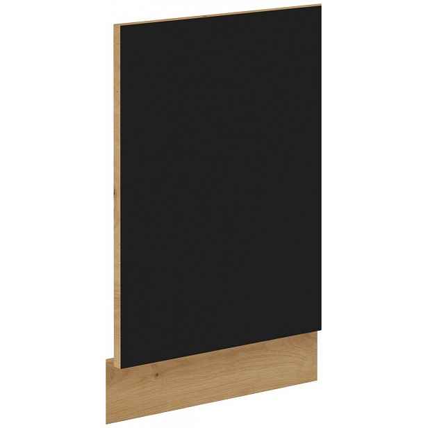 Přední plocha na vestavnou kuchyňskou myčku Modena, 45 cm, dub artisan/černá