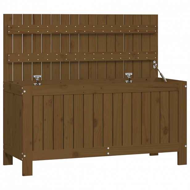 vidaXL Zahradní úložný box medově hnědý 108x42,5x54cm masivní borovice