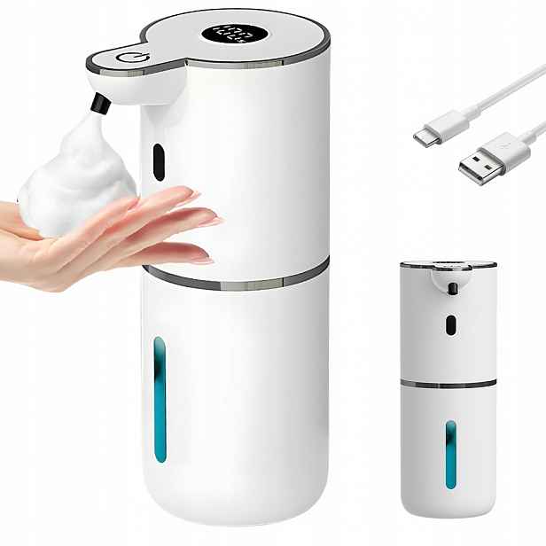 Bezdotykový Dávkovač Automatický 380 ml Velký Usb-c Ir, bílý