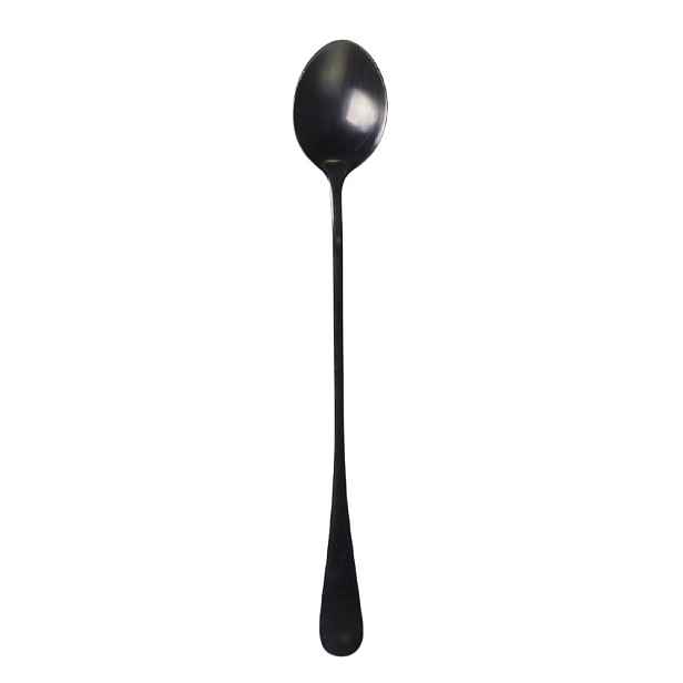 Granitová antik dlouhá kovová lžička Nordique Latté - 20cm Chic Antique