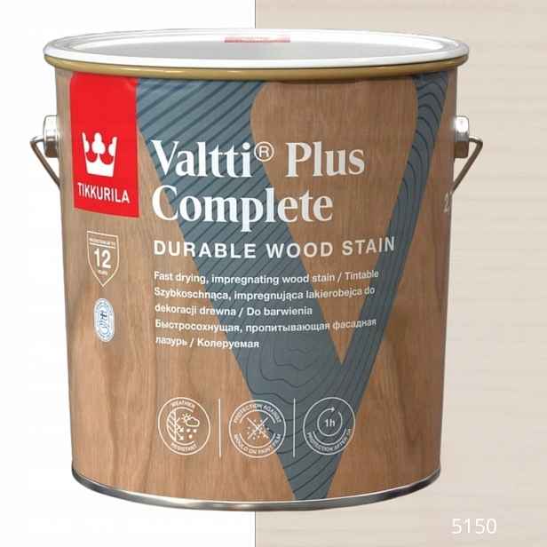 Tikkurila Lakovací Hmota Valtti Plus Complete 2,7 L, Barva 5150