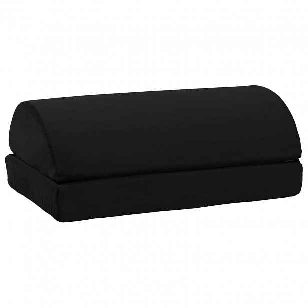 vidaXL 44 x 29 x 17 cm Pevný PU pěna Černá