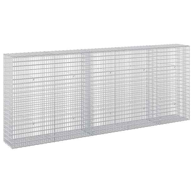vidaXL Gabion s drátem 3,5 mm a sítem 5x2,5 cm 250x30x100 cm