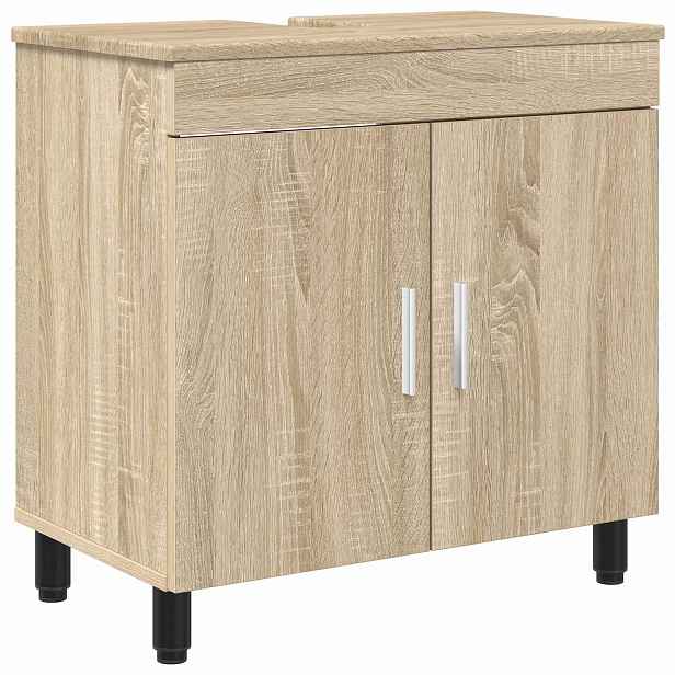 vidaXL Umývadlo do koupelny Dub sonoma 60 x 35 x 60 cm