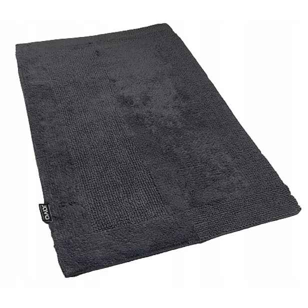 Bavlněný koupelnový kobereček Lux Piano 50x80 antracit