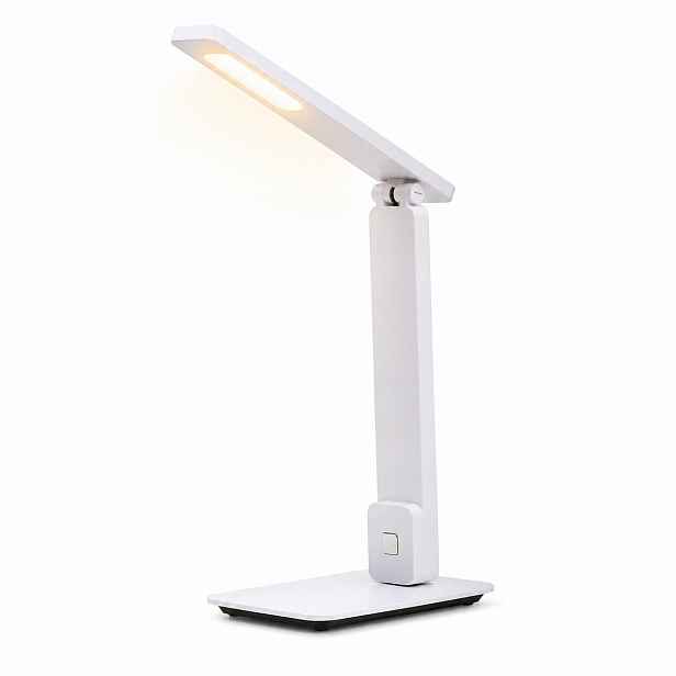 Bílá Led dotyková stolní lampa 3-stupňová, nastavitelná