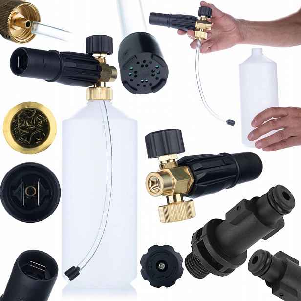 Pěnovačka 1000 ML 1 L Karcher Bosh 1/4F Adaptér Redukce Adaptér G1/4“ M
