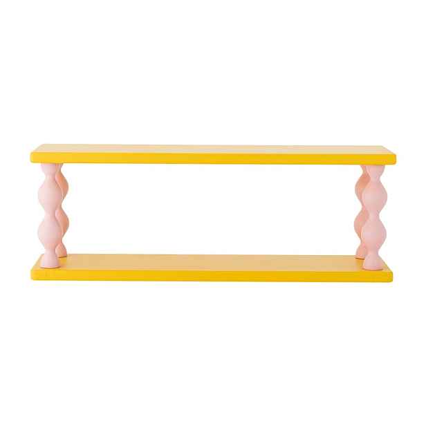 Žlutá patrová dětská police 60 cm Bibiola – Bloomingville Mini