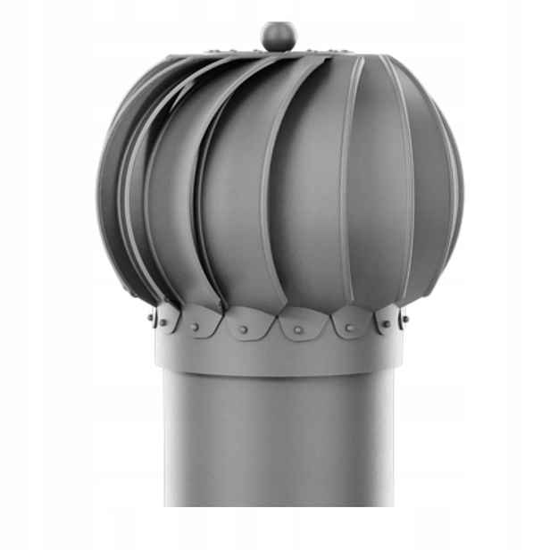 Komínová vložka Do Ventilace kulová Otočná fi150 Grafit 7024
