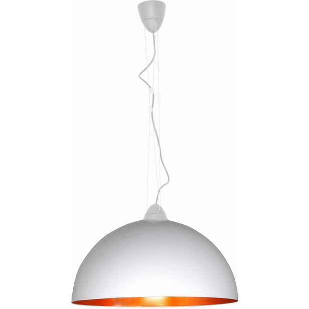 Závěsné Stropní Svítidlo Hemisphere White/gold 1X100