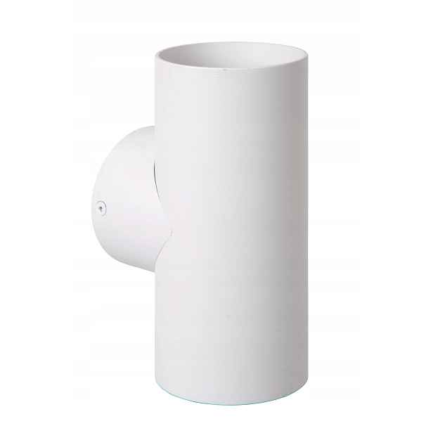 Nástěnná lampa nástěnné svítidlo bílé tuba 18 cm nahoru dolů moderní Lucide