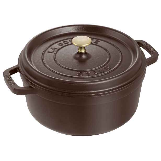 Staub STAUB Cocotte hrnec, kulatý, Ø 22, čokoládová 1036382