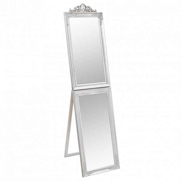 vidaXL Volně stojící zrcadlo stříbrné 50 x 200 cm
