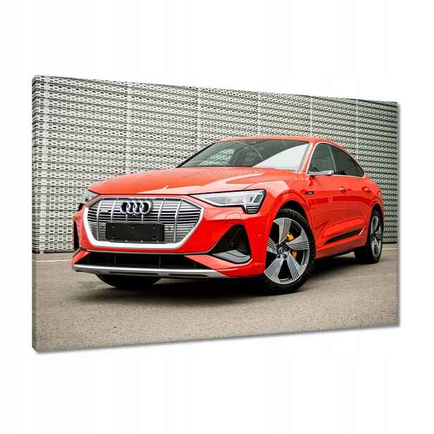 Obrazy 90x60 Červené Audi e-tron