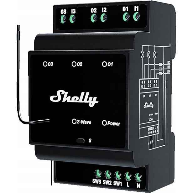 Shelly Wave Pro 3 Eu Lr