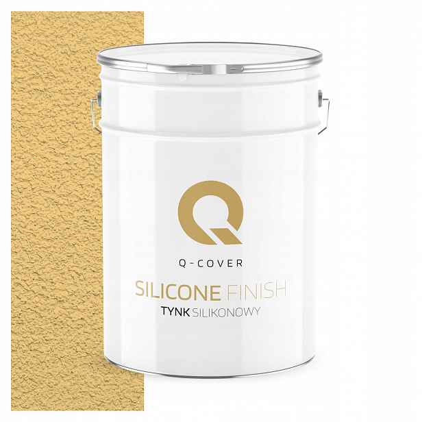 Silikonová Fasádní Omítka Žlutá 15 Kg Beránek Granulace 3.0 mm F645