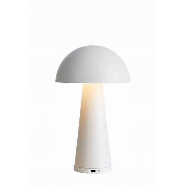 Stolní lampa Fungi Rechargeable Table Matt Bílá B/o 108656 Markslojd