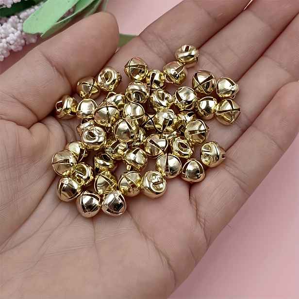 TEMU 60 ks 8mm Barevné Zvonkové Ozdoby - DIY Vánoční, Svatební, Valentýnské Ruční Práce a Kovové Dekorace pro Domácí Dekoraci se Svátkovým Zvukovým