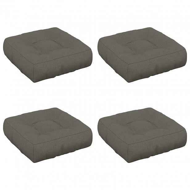 vidaXL Polstry ve 4 kusech VIANEN 4 pcs 100% polyester Šedá