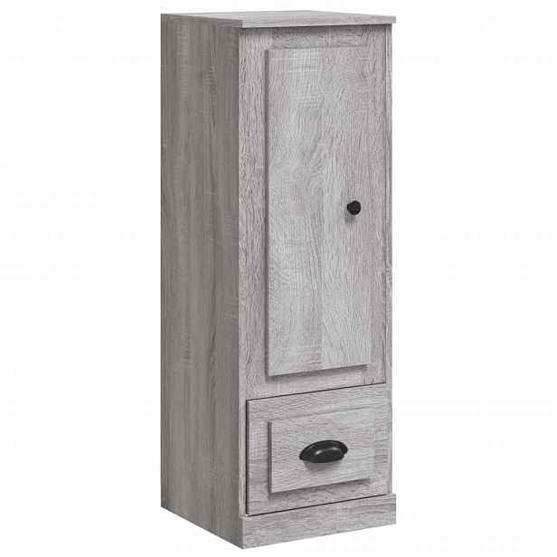 vidaXL Skříň highboard šedá sonoma 36 x 35,5 x 103,5 kompozitní dřevo