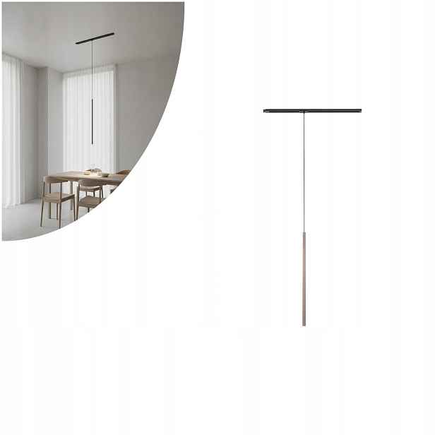 Závěsná kolejnicová lampa Tracer černá, moderní, nad stůl Tk Lighting