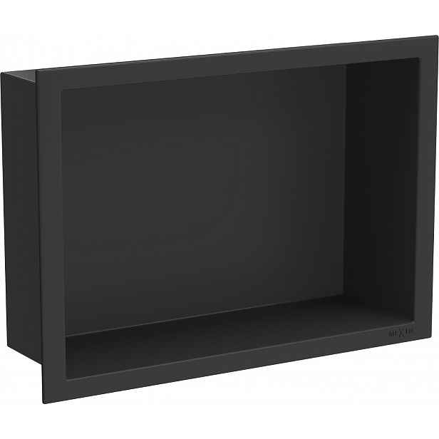 Mexen X-Wall-R zapuštěná polička 30x20cm černá, nerez. ocel