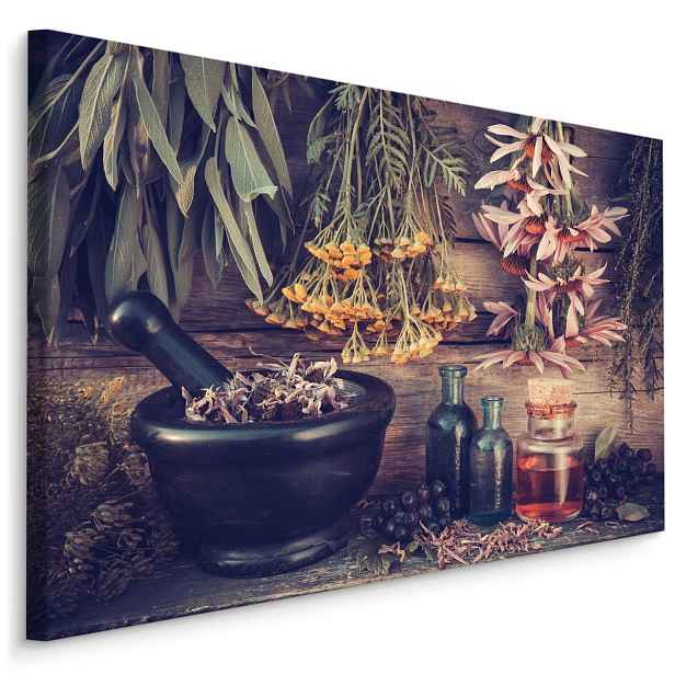 Moderní obraz na plátně do kuchyně Koutek S Bylinkami A Kořením Varianta: 70x50