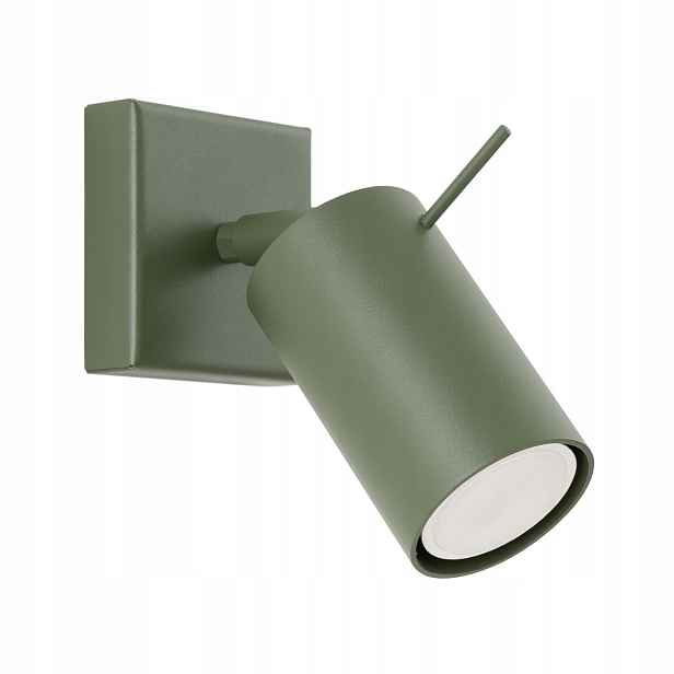 Nástěnné svítidlo nastavitelné zelené Olivové svítidlo Gu10 Lampa Ring Sollux