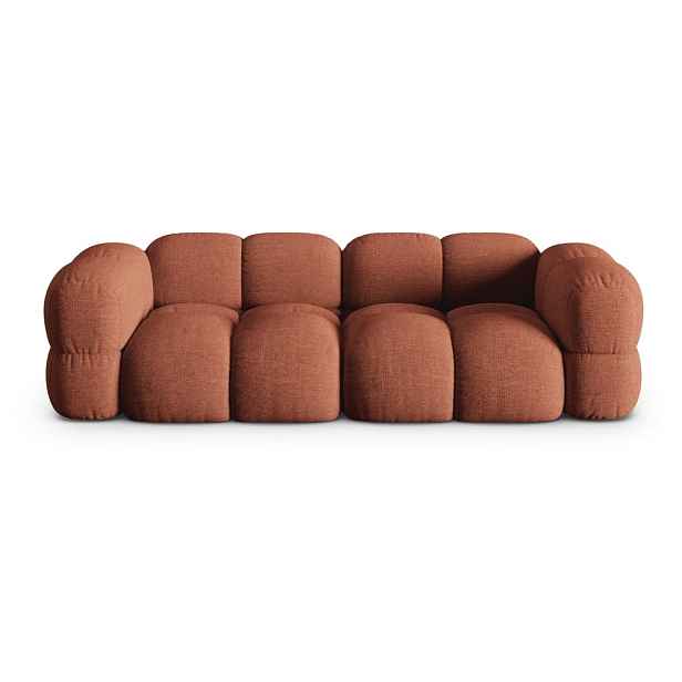 Pohovka v cihlové barvě 250 cm Loretto – Cosmopolitan Design