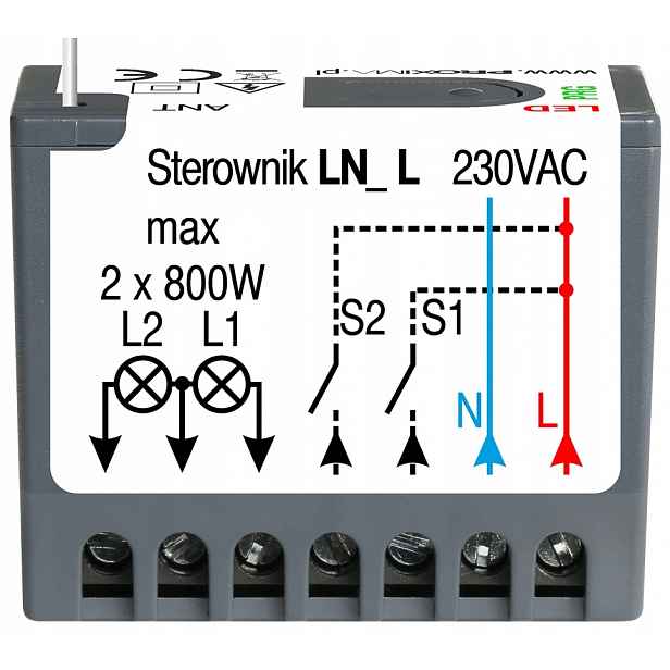 Přijímač Ln-l 230V pro Krispol Starcus dálkové ovládání osvětlení
