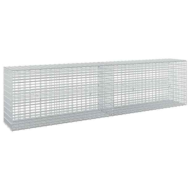 vidaXL Gabion s drátem 3,5 mm a sítem 5x2,5 cm 200x30x50 cm