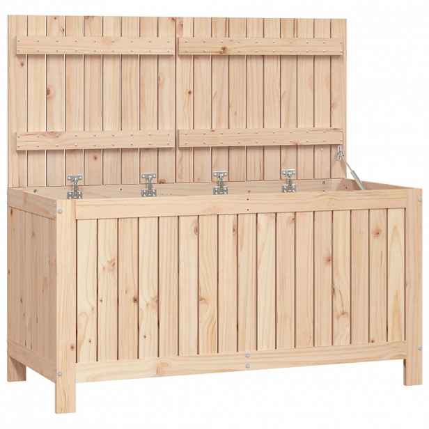 vidaXL Zahradní úložný box 121 x 55 x 64 cm masivní borové dřevo