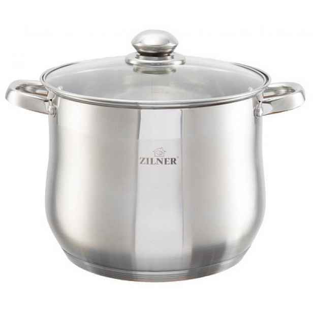 Vysoký Hrnec Ocelový kotlík 26 cm 11 l Zilner