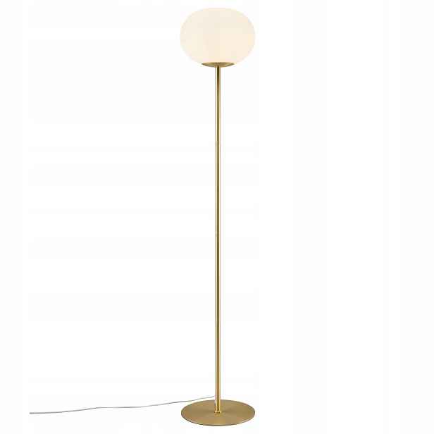 Podlahová Led lampa mosazná 150 cm kovová Sklo 25 W E27 Alton Nordlux
