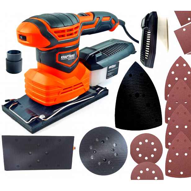 Síťová multifunkční bruska Kraft&Dele 1200 W 230 V Dárek