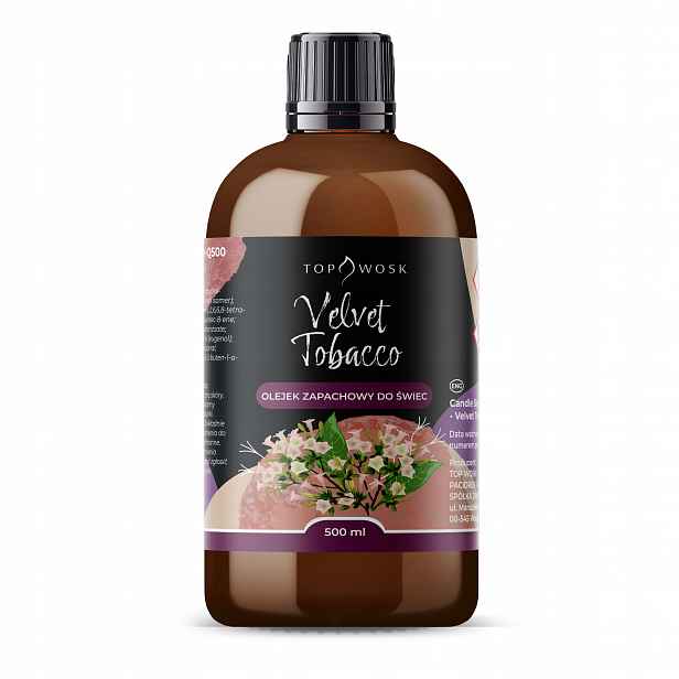 Vonný olej na svíčky Velvet Tobacco 500 ml vůně do parafínového vosku