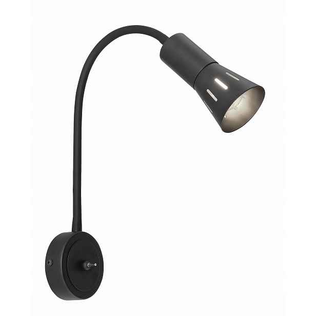 Candellux Nástěnné svítidlo Arena Černé 1xE14 40W Stmívatelné IP20