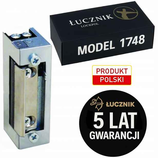 Elektrozávěs Łucznik 1748 12-24V 24-48V Ac/dc nízkoproudový paměťový zámek