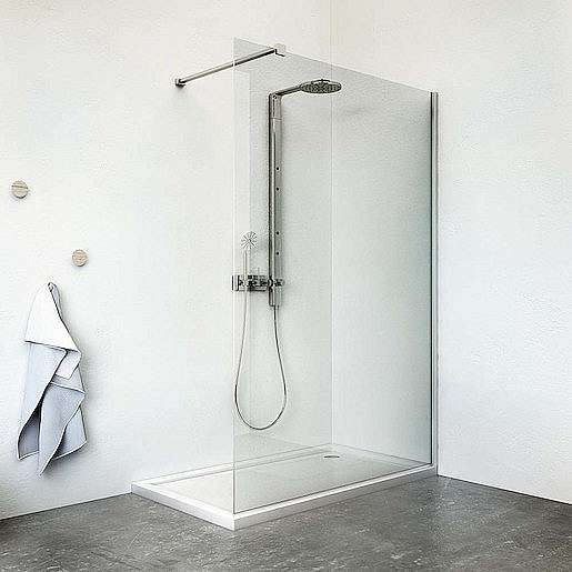Sprchová zástěna walk-in 90x202,6 cm Roth Walk In Line chrom lesklý 940-9000000-00-02