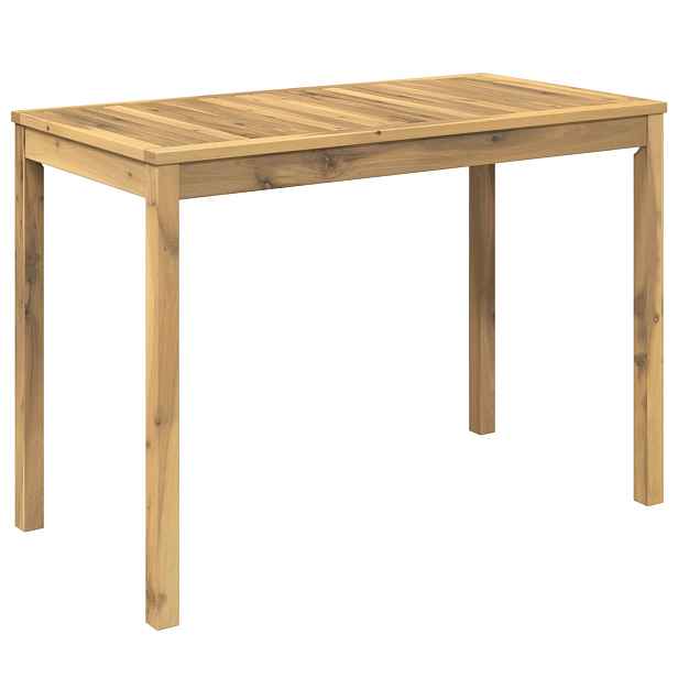 vidaXL Zahradní jídelní stůl LAREN Bílá omítka 108,5 x 55 x 75 cm