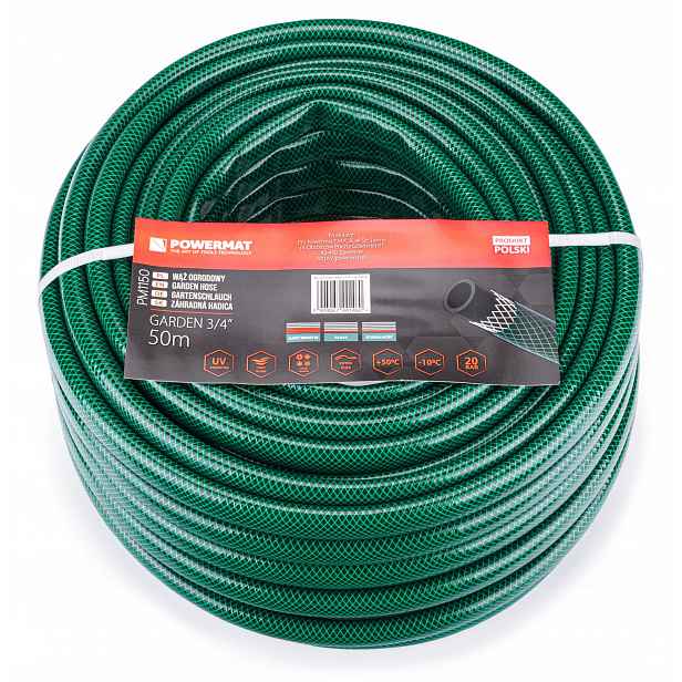 Zahradní Hadice Powermat 3/4'' 50 m třívrstvá 20 barů