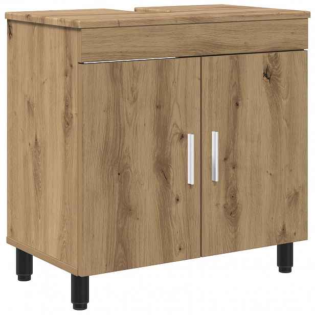 vidaXL Umývadlo do koupelny Dub artisan 60 x 35 x 60 cm