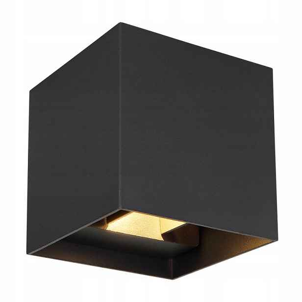 Nástěnná nástěnná Led lampa Černá Horní Dolní část Veronika Globo Lighting