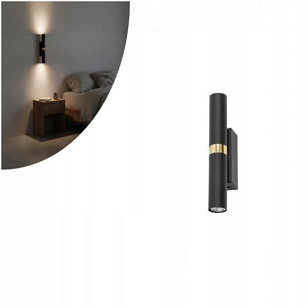 Nástěnné svítidlo nahoru a dolů Lagos Black Gold 10145 Tk Lighting
