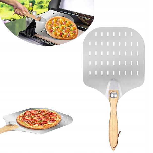 Špachtle Lopata Na Pizzu Ocelová Do Trouby 62 cm x 30,5 cm